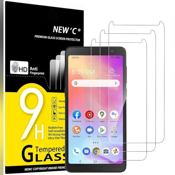 (4PK) TCL A3 Screen Protector Tempered Glass