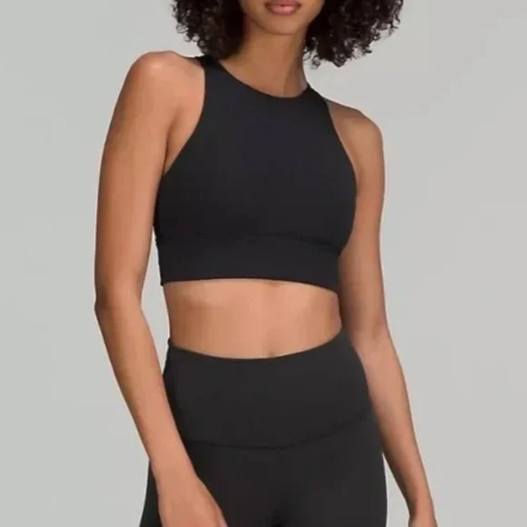 Lululemon Energy High Neckline Longline Tough Bra, Medium Support