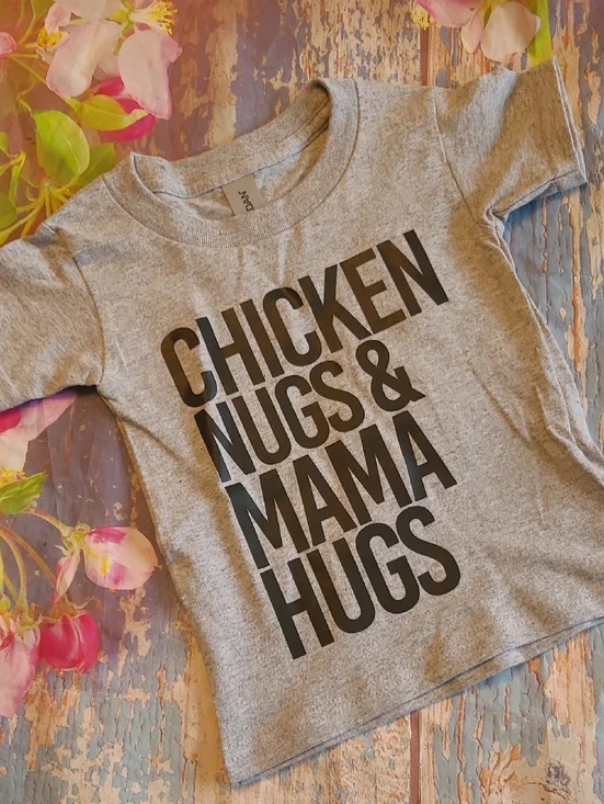 Toddler .. T-Shirt Short Sleeve .. 2T Chicken Nugs