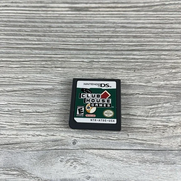 Club House Games (NINTENDO DS, 2006) Tested, Authentic, Cartridge Only