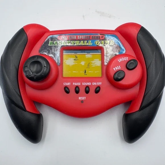 Vintage All Star Sports Basketball Game Handheld Electronic LCD Retro Console