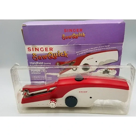 SINGER SEW‎ QUICK HANDHELD SEWING & CRAFTING MACHINE COMPACT Cordless Battery