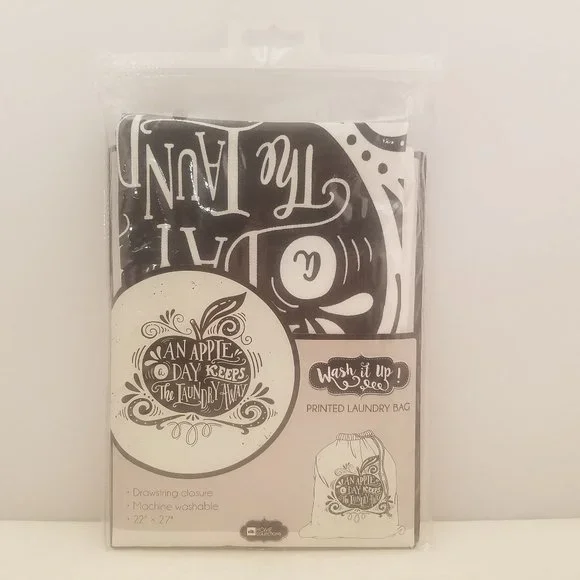 Home Collections Wash It Up! Printed Laundry Bag 22