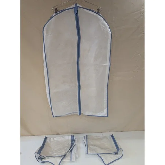 Lot of 3‎ Garment Bag Folding Laundry Bag Storage Bag Protector Dustproof Bag