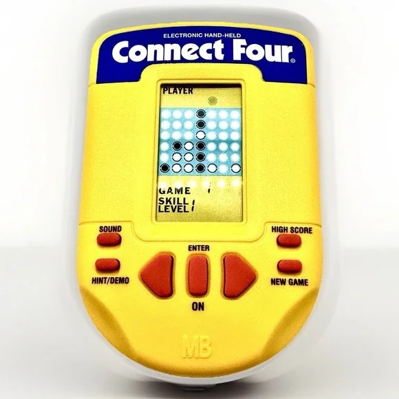 Vintage Milton Bradley Connect Four Electronic Handheld Game 1995 Tested