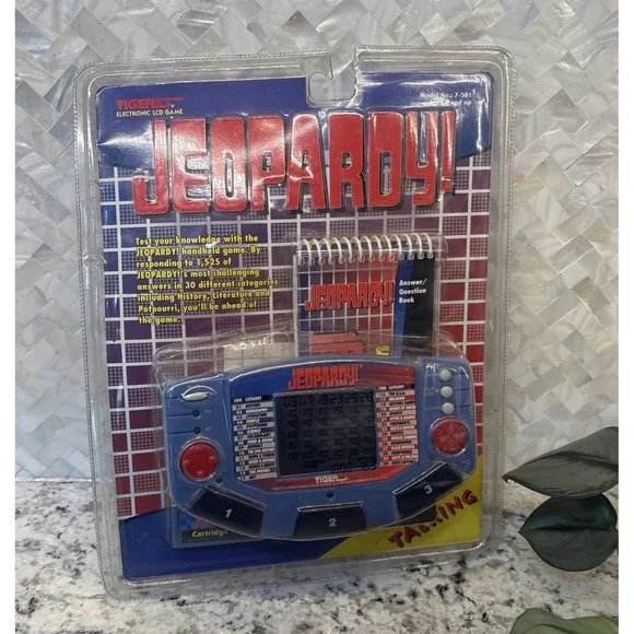 Jeopardy‎ Vintage 1995 Tiger Electronics Handheld Electronic LCD Game New Sealed