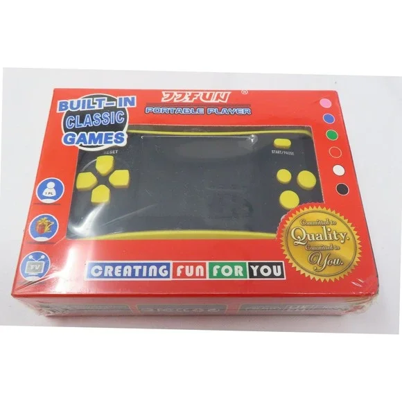 JJFUN Portable Player Handheld Game Console Classic Retro Games QS4 QS1 Black