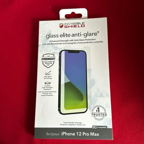 New In Box Zagg Invisible Shield screen protector. iPhone 12 Pro Max