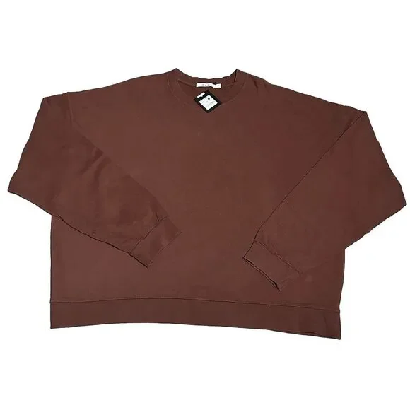Men's MNML Oversized Long Sleeve Tee Shirt‎ XL Clay