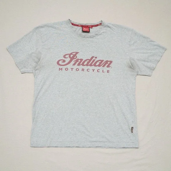 Indian Motorcycle Americas First Company EST 1901 T Shirt gray XL