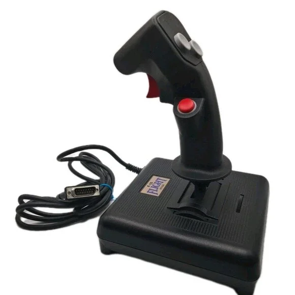 Vintage F-16 Flight Stick Joystick DB15 Gameport PC Controller Made in USA Works