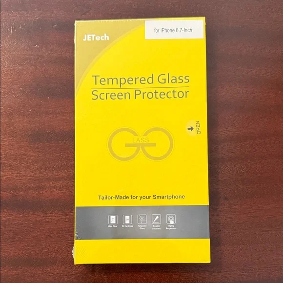 🆕JETech Tempered Glass Screen Protector for iPhone 6.7-Inch