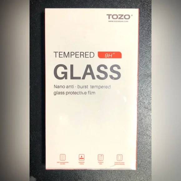 TOZO 5Pack bundle iphone Screen Protector Premium Tempered Glass brand new