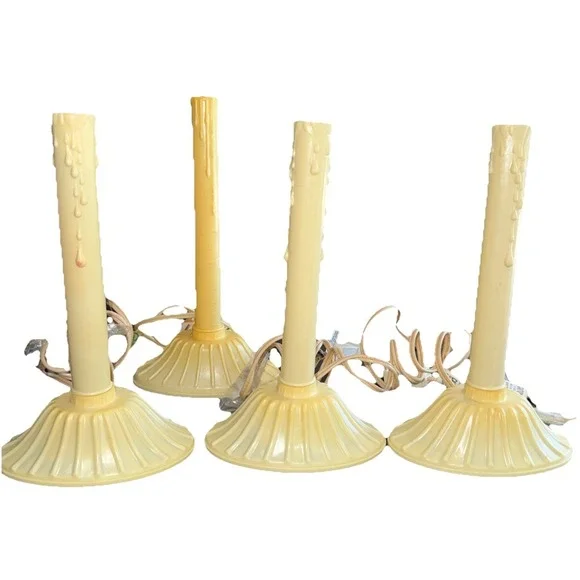 Set Of 4 Single Christmas Window Lights