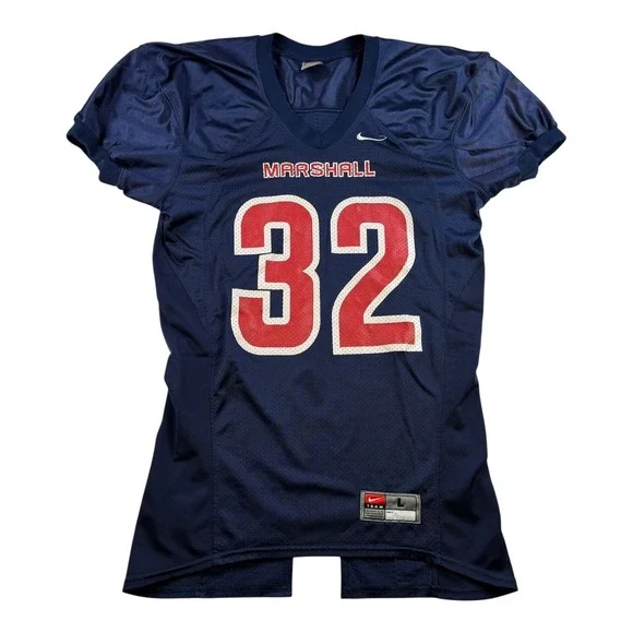 Marshall Thundering Herd Football Jersey Mens Large NCAA Nike 32 Team Practice