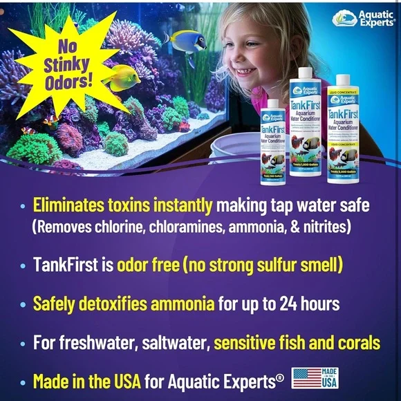 NWT TankFirst Complete Aquarium Water Conditioner - Fish Water 8.45 fl oz