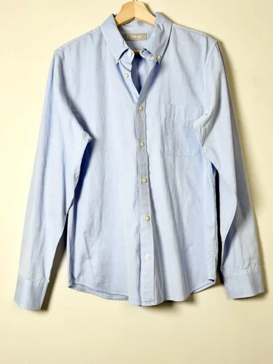 Everlane Blue Men's Organic Cotton Oxford Shirt M