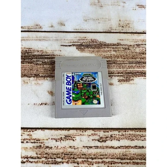 Teenage Mutant Ninja Turtles II Back from the Sewers GameBoy 1991 Used
