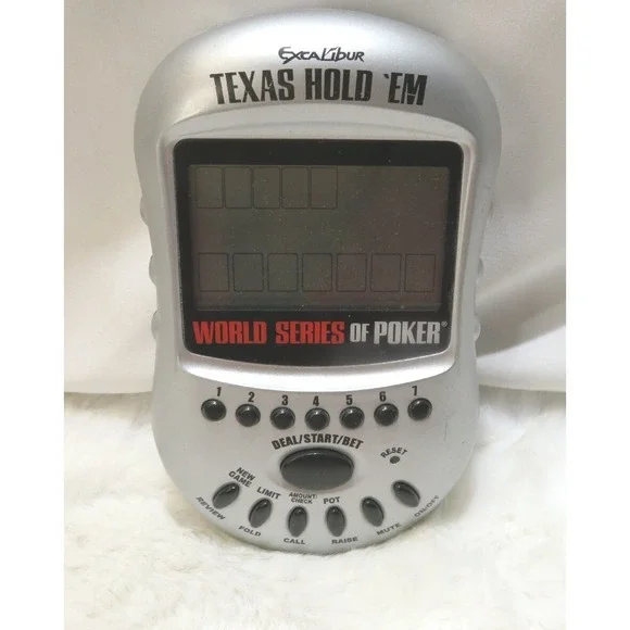 World Series of Poker Texas Hold 'em Handeheld‎ Game by Excalibur Model No. 399