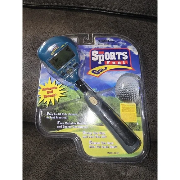 TIGER SPORTS Feel GOLF‎ Electronic LCD Game Handheld NEW Sealed!