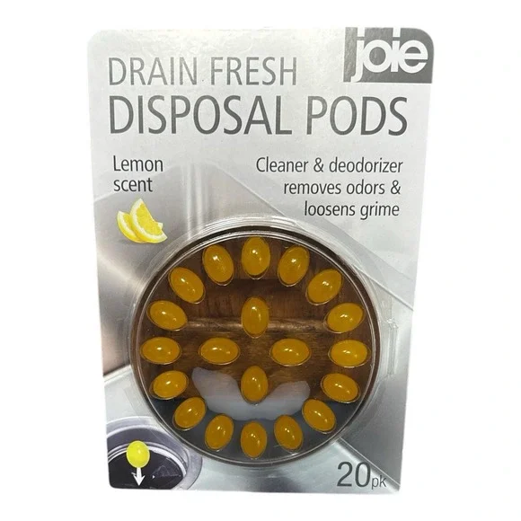 joie Drain Fresh Disposal Pods Lemon Scent 20 Count
