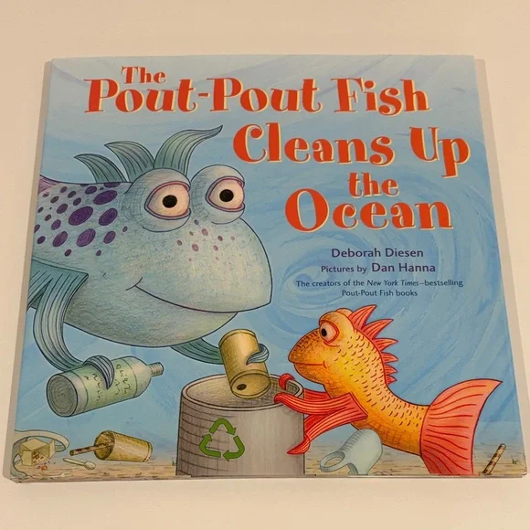 The Pout-Pout Fish Cleans Up the Ocean Book Hardcover