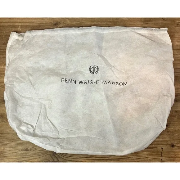 Fenn Wright Manson Dust Bag Storage Cover White Black Drawstring Closure 24