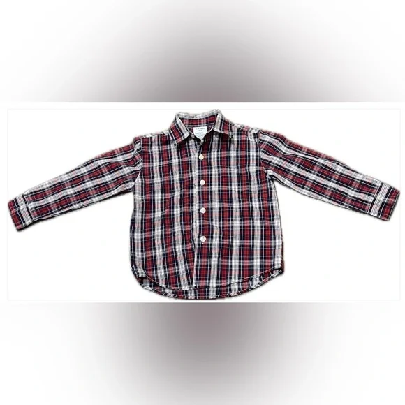 IZOD Toddler Plaid Button Down Shirt, Size 3T