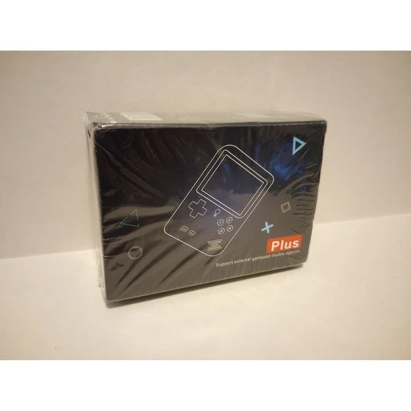 Plus 400 in 1 Retro Handheld Game Console‎ 3.0 Inch LCD Screen Black New Sealed