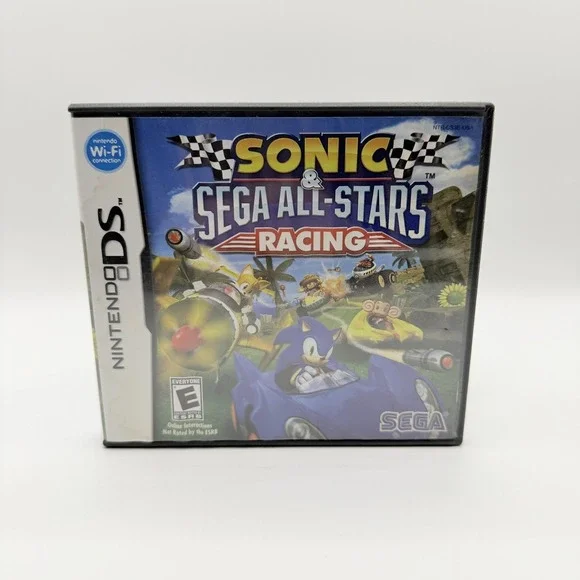 Sonic & Sega All-Stars Racing Nintendo DS Game E SEGA NTSC-U/C Case Cart Wi-Fi
