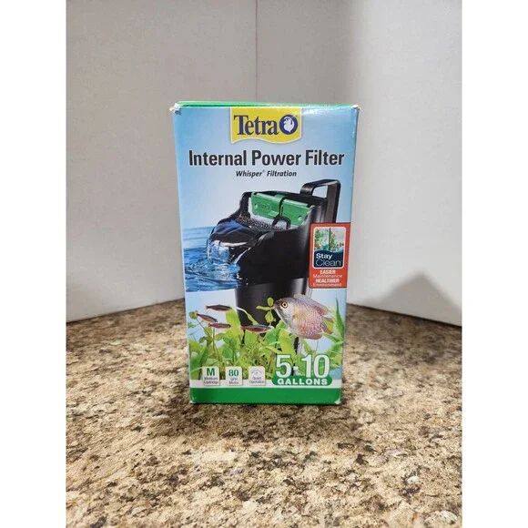 Tetra Whisper Internal Power Filter 80 GPH for 5-10 Gal Freshwater Tanks NEW