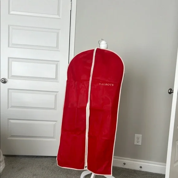 Talbots Red Garment Bag