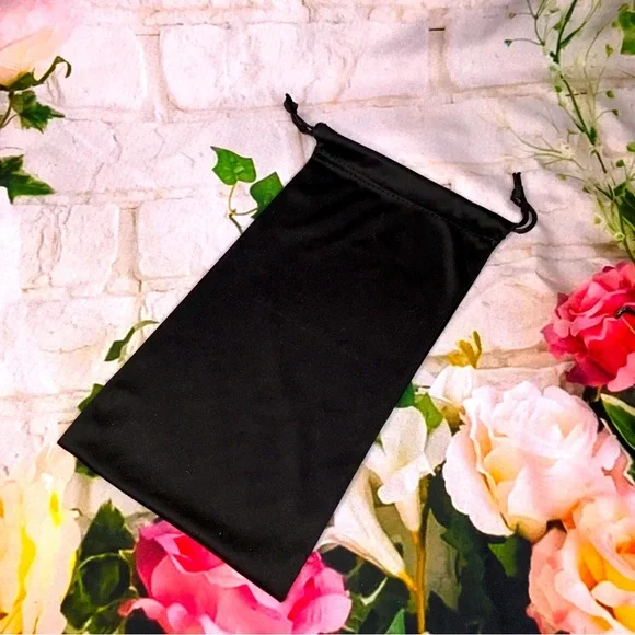 Balenciaga Small Black Eye Glasses Drawstring Dustbag