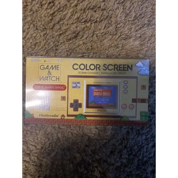 Nintendo Game & Watch Super Mario‎ Bros Handheld Retro and Color Screen System!