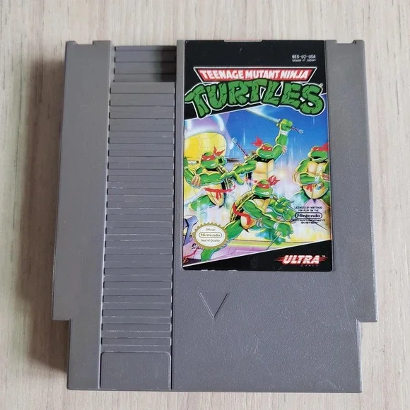 Teenage Mutant Ninja Turtles Nintendo NES Game Ultra NTSC-U/C 1989 Japan Cart