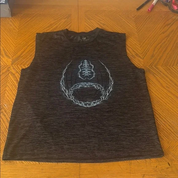 Tek Gear Charcoal Graphic Tank Top