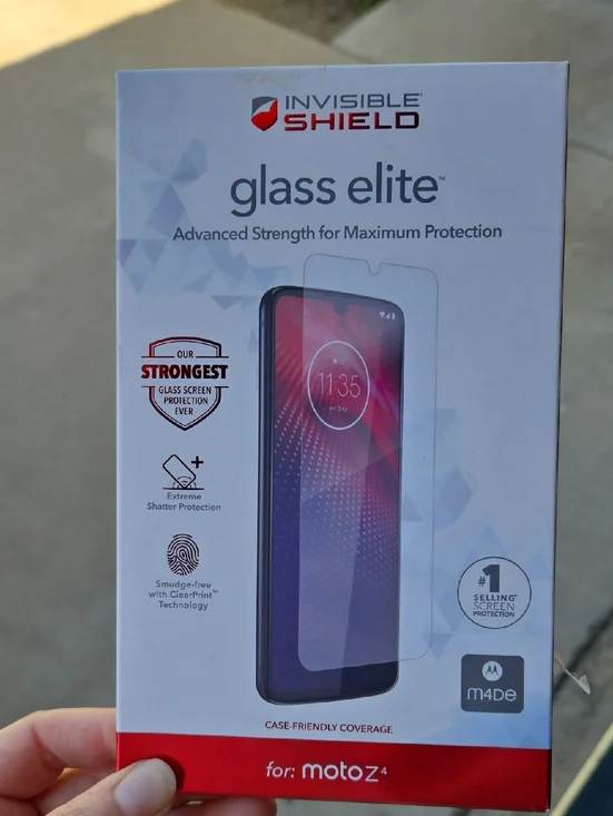 Glass Elite Screen Protector for Moto Z4 - Clear
