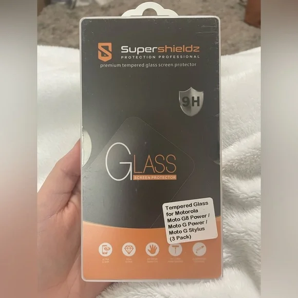 Supershieldz 3 Pack Screen Protector for Motorola Moto G Power/G8 Power/Stylus.