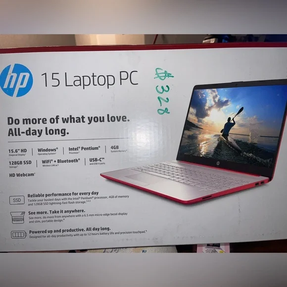 Hp laptop 15 inch brand new sealed in the box