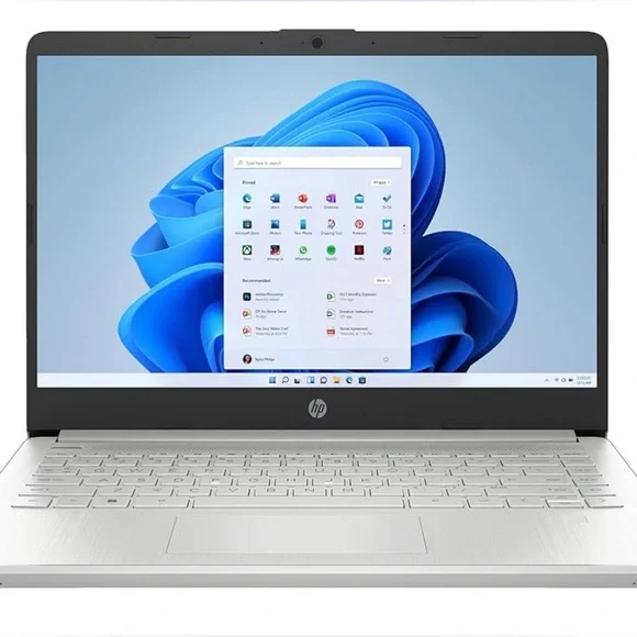 HP 14”, silver, 8gb Ram, 256gb ssd available