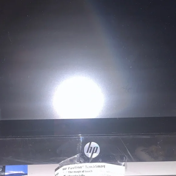 HP Pavilion TouchSmart Silver and Black Laptop