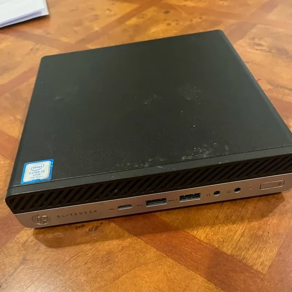 HP EliteDesk 800 G3 Mini PC (with power supply)