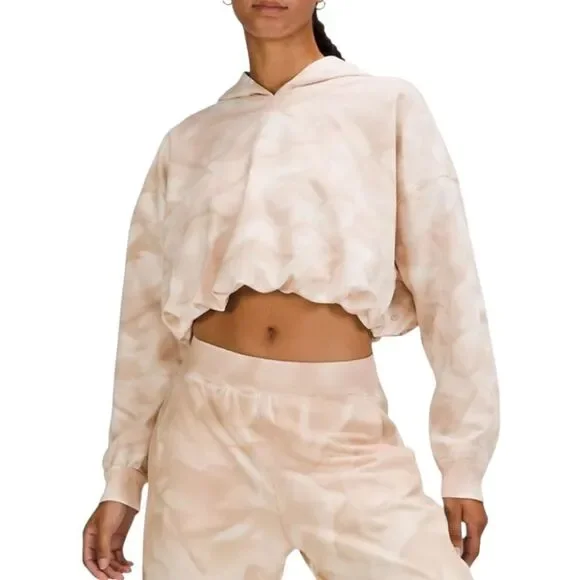 Lululemon LA All Yours Bubble Hem Hoodie - Cafe