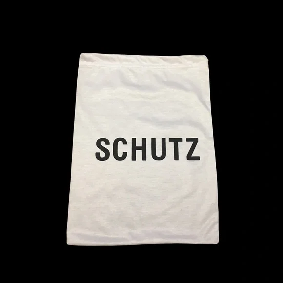 SCHUTZ White Drawstring Dust bag Garment bag Light Material