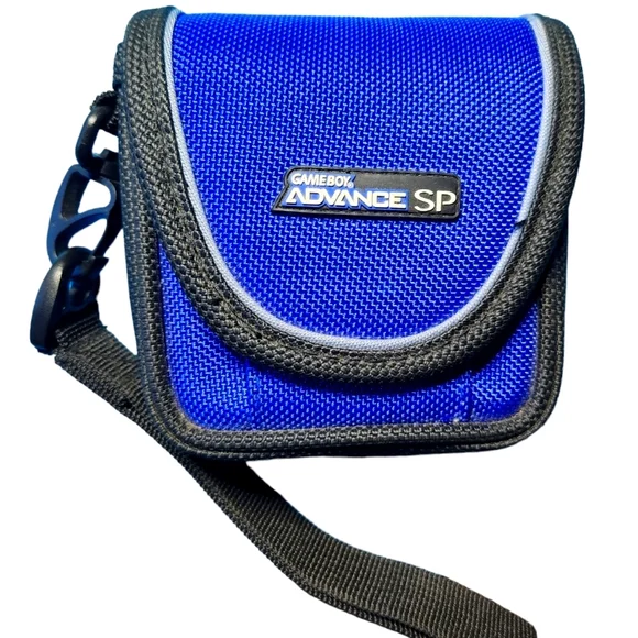 NWOT Gameboy Advance SP Carrying Case Blue Original OEM 2003