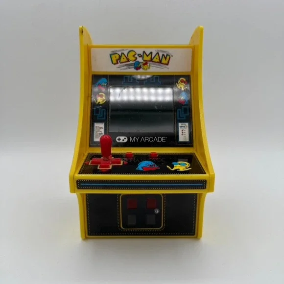 My Arcade Pac-Man Micro Player Handheld Console Yellow Good Retro Mini Cabinet