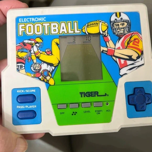 Vintage handheld 1987 Tiger Football game