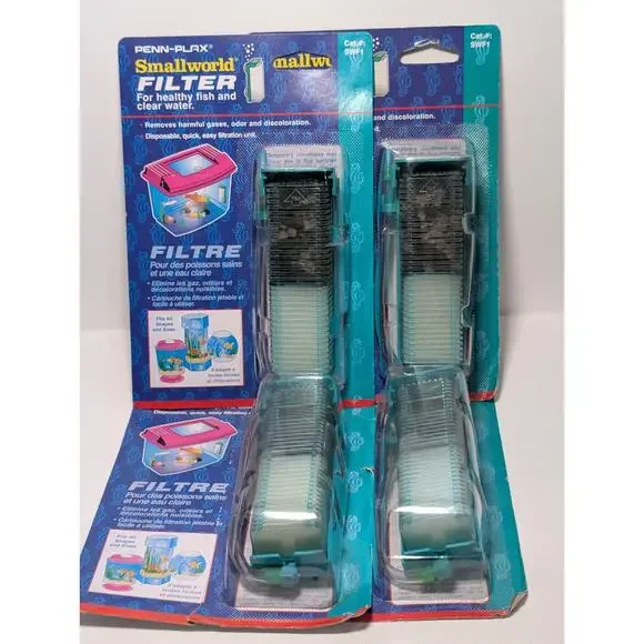Penn-Plax Smallworld Filter SWF1 Lot of 4 Aquarium Fish Tank Filtration Units