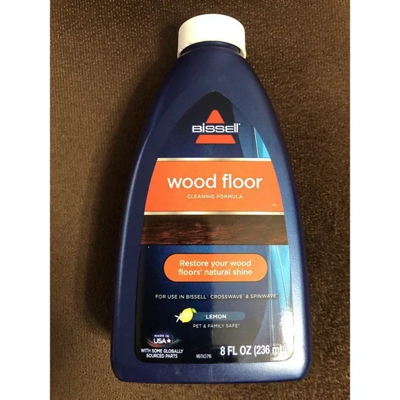 BISSELL Wood Floor Cleaner 8 Oz Crosswave & Spinwave Lemon Scent Pet Safe