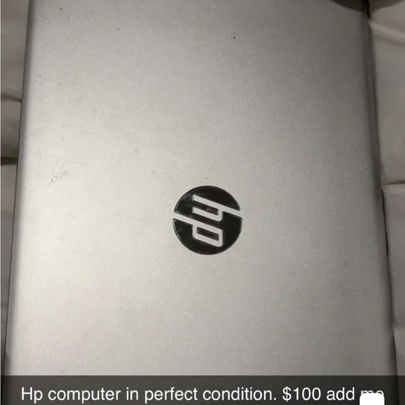 HP Silver Laptop Sleek Design Reliable Performance